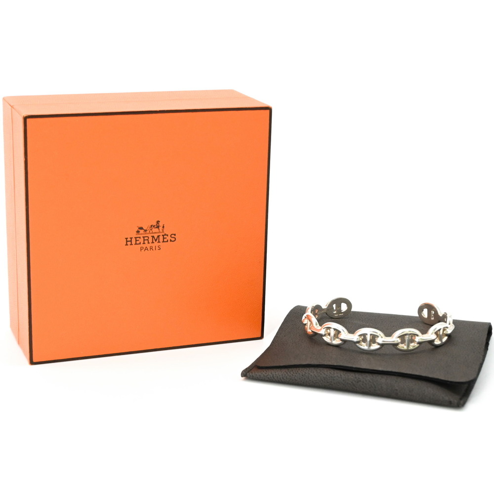 HERMES Silver Charm Bracelet